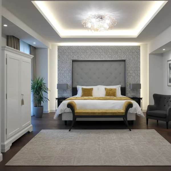 Arredamento su misura per hotel di montagna a Cortina – camera realizzata da Creaopera